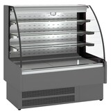 thumbnail of Open gekoelde wandkoeler zwart, 3 legplanken 4 niveaus - 950x730x1380 mm - 1380 W 230/1V - 24613957 Eurast