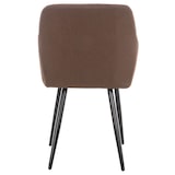 thumbnail of Set van 2 eetkamerstoelen Shila bruin/Stof
