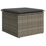 thumbnail of vidaXL Garten-Sofa-Set mit Kissen 5 pcs Grau Poly Rattan