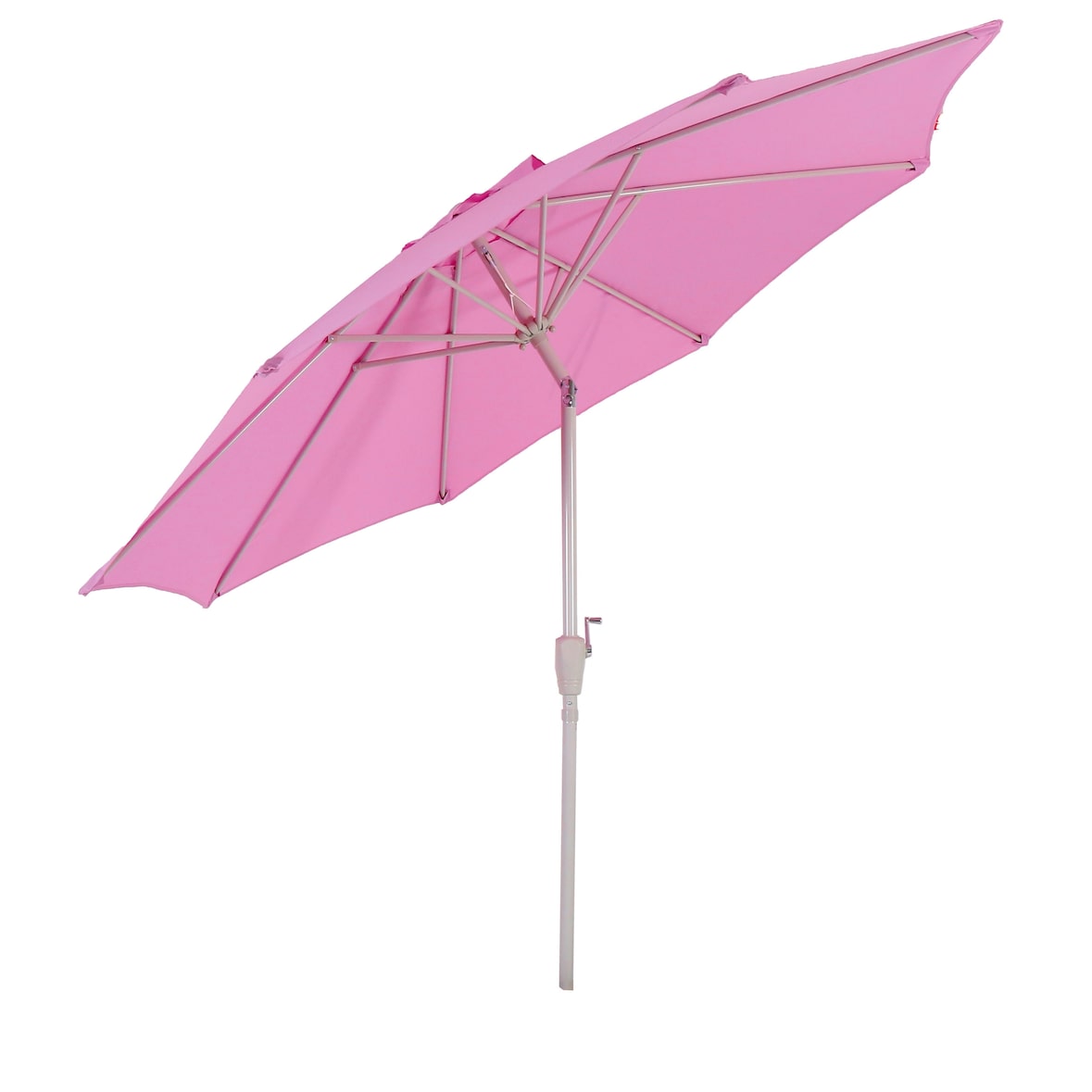 Parasol N19, tuinparasol, Ø 3m kantelbaar polyester/aluminium 5kg ~ lila