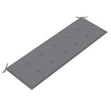 thumbnail of Helloshop26 - Panca da giardino mobili da esterno per patio mobili da terrazza con cuscino grigio 150 cm legno massello di teak 02_0011072