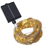 thumbnail of LED Solar Lichterkette Seil maritim Deko Kordel Tau 10m 8Funkt. Fernb. USB