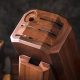 thumbnail of XinZuo - Bloque de cuchillos universal de madera de acacia (para 7 herramientas)