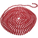 thumbnail of 84 Christbaumkugeln unzerbrechlich mit Kette und Stern in Rot - rot