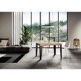 thumbnail of Mesa extensível 90X140/244 cm Flame Oak Nature Estrutura antracite