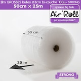thumbnail of 1 Rouleau de film GROSSES BULLES d'air largeur 50cm x longueur 25m - gamme Air'Roll  STRONG