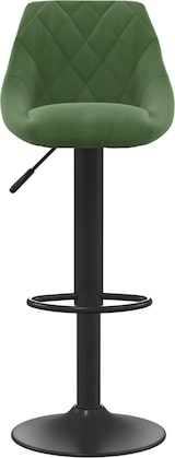 thumbnail of vidaXL Barhocker Dunkelgrün Samt