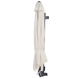 thumbnail of Wandschirm Casoria, Ampelschirm Balkonschirm Sonnenschirm, 3m neigbar, Polyester Alu/Stahl 9kg ~ creme