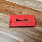 thumbnail of CombiCraft Wertmarken Block 'Bier-Wein' Rot - 5 Blöcke mit 50 Wertmarken pro Block