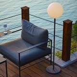 thumbnail of Lumisky LUNY Hohe RGB-Stehlampe, kabellos, 150 cm hoch Polyethylen Grau