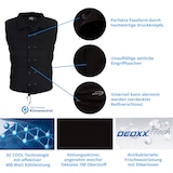 thumbnail of E.COOLINE PowerVital Weste Kühlweste Gr. 5XL schwarz - sekundenschnelle Aktivierung mit Wasser - stundenlange, trockene Kühlung für heiße Arbeitstage