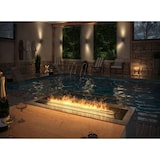 thumbnail of Lareira Bioetanol Embutida ou Independente Insert Black 1200 - Lareira Bioetanol Slim Preta com Dois Painéis de Vidro, Tanque de 3L - 120cm