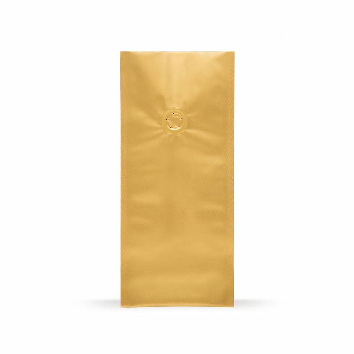 1000x Quad Bags 100x80x245 mm mit Aromaschutzventil 250g gold