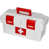 thumbnail of HMF Erste Hilfe Kasten zur Medikamenten Aufbewahrung, Medizinbox leer für Sportverein, Betrieb oder Zuhause, 37 x 20 x 18,5 cm, Weiß-Rot