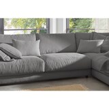 thumbnail of KAWOLA Sofa MADELINE Ecksofa Cord grau Recamiere rechts