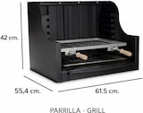thumbnail of MF - Barbacoa de leña y carbón estilo argentino para jardín modelo Coven imitación óxido