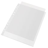 thumbnail of ESSELTE Buste perforate DELUXE, 100% RICICLATE e 100% RICICLABILI, PPL antiriflesso, f.to 22x30 cm, Scatola da 50 pz, 627504