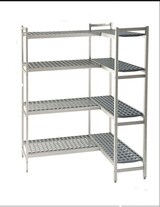 thumbnail of Kühlzelle m. Wandkühlaggregat & Regal begehbares Kühlhaus 3,2m³ 1800x1200x2010mm -2/+5°C mit Aufbau