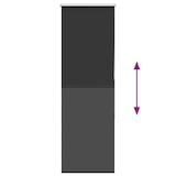 thumbnail of vidaXL Verdunkelungsrollo Schwarz 40x130 cm Stoffbreite 35,7 cm