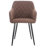 thumbnail of Conjunto de 4 cadeiras de jantar Shila marrom/tecido