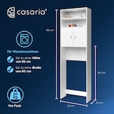 thumbnail of CASARIA® Badmöbel Set Waschbeckenunterschrank Badezimmerhochschrank Waschmaschinenschrank