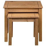 thumbnail of Tables gigognes 2 pcs Bois de pin massif Assortiment Panama Modèle Luna Advance