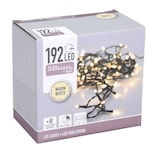 thumbnail of WellHome - Guirnalda con 192 Luces LED en blanco cálido con controlador de 8 funciones