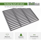 thumbnail of Grillrost 38x29cm rechteckig emailliert Rost Grillgitter Gusseisen Grillplatte