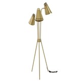 thumbnail of WellHome - Luminária de chão 45x45x180cm com estrutura metálica dourada - Soquete E27, máx. 60W