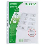 thumbnail of Leitz Visitenkarten-Prospekthülle A4
