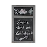 thumbnail of Pannello pubblicitario HWC-C51, lavagna, 55x34x2cm, legno effetto shabby vintage ~ grigio