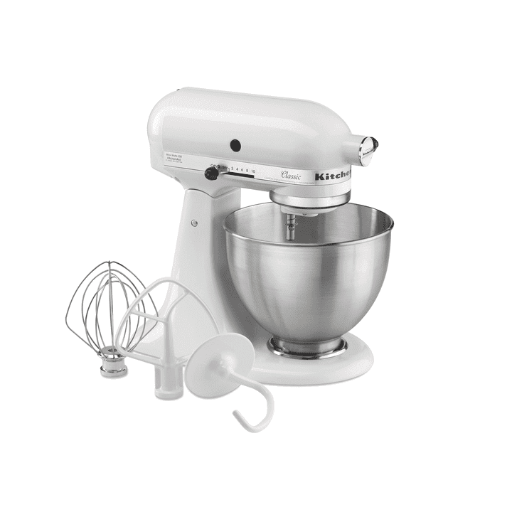 Batteur mélangeur 4,3 Litres, 10 vitesses, blanc, 275 W, 220 V - MONO, KITCHENAID
