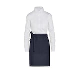 thumbnail of BRUSSELS - Short Recycled Bistro Apron with Pocket: One Size / Navy