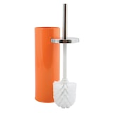 thumbnail of MSV WC Bürste Toilettenbürste WC Garnitur Klobürste „Miami“ mit hygienischem Behälter Orange