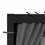 thumbnail of LuminaHaven Pergola 3x4 mit Vorhängen und Moskitonetzen Schwarz