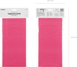 thumbnail of PartyDeco, Tischdecke, synthetisches Material, 137 x 183 cm, dunkelrosa