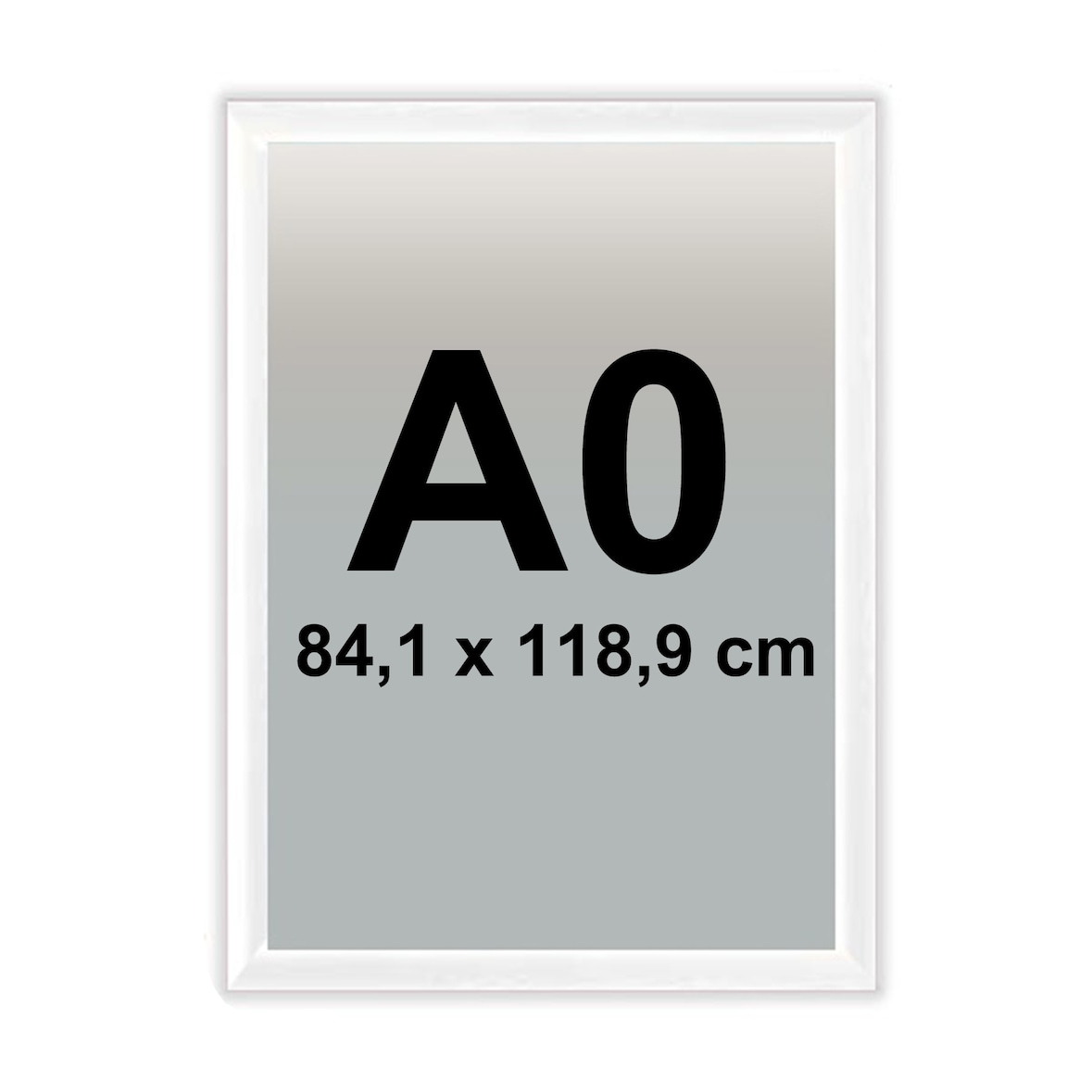 Cadre Clic-Clac A0 BLANC