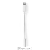 thumbnail of Nedis Lightning-Adapter - Apple Lightning 8-Pin - 3.5 mm Buchse - Vernickelt - 0.10 m - Rund - PVC - Box