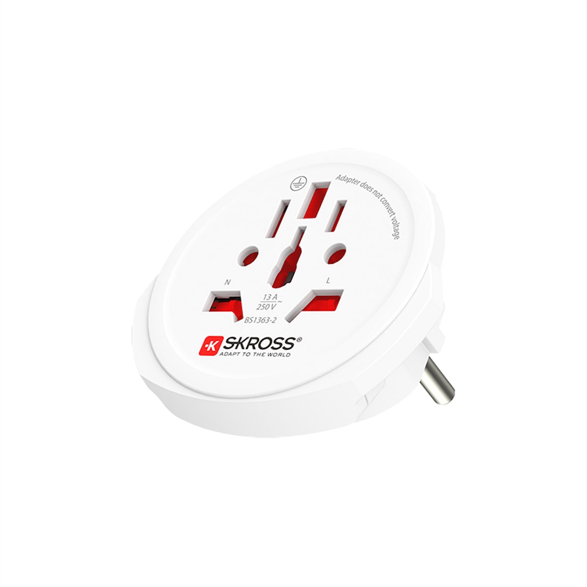 Adaptador de viagem SKROSS AC W para EU Digital/Data Verde