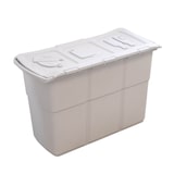 thumbnail of Poubelle de tri 3 bacs de 25L Dim 75 x 37 x H50 cm Avec couvercle Recyclage 3 en 1