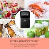 thumbnail of Partytime Eiswürfelmaschine Klareis 15kg/24h Edelstahl Schwarz-Metallic