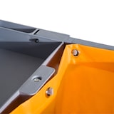 thumbnail of HOMCOM Carro de Limpieza con Bolsa 100L Profesional y Multifuncional para Colectividades Hotel Hostal con 3 Bandejas y 1 Plataforma 113x50.5x96.5cm