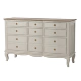 thumbnail of Commode 9 tiroirs Maddy beige -  Crème / Ivoire Rectangulaire Bois Amadeus 45.00x50.00 cm