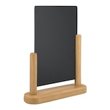 thumbnail of Securit® Tischtafel "Elegant" A4 – Holz mit lackierter Teakholz-Oberfläche