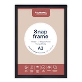 thumbnail of Europel Moldura Clic A3 25mm preta fosca, pacote 10 unidades, 355072