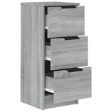thumbnail of vidaXL Dressoir 30x30x70 cm bewerkt hout grijs sonoma eikenkleurig