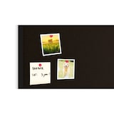 thumbnail of ALLboards Tableau en liège noir 100×40 cm Cadre en bois laqué NOIR