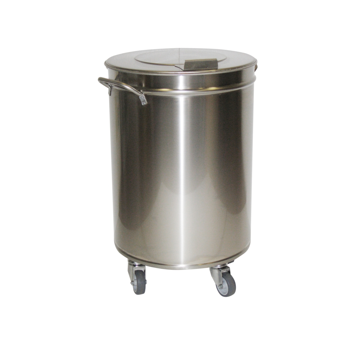 Gastro-Mülleimer aus Edelstahl 50 Liter
