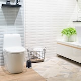 thumbnail of Relaxdays Klobürste mit Halter, 3er Set, abnehmbarer Bürstenkopf, Ø 7 cm, mit Klobürstenhalter, Toilettenbürste, schwarz