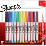 thumbnail of Sharpie permanente marker, extra fijn, blister van 12 stuks in geassorteerde kleuren
